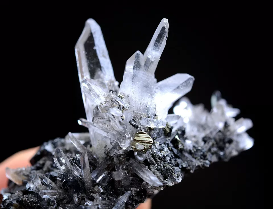 30g Natura Arsenopyrite & Crystal Cluster Mineral Specimen/Yaogangxian China