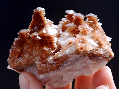 93g New Varieties Natural Rare Orange Calcite Tower-like Mineral Specimen/China