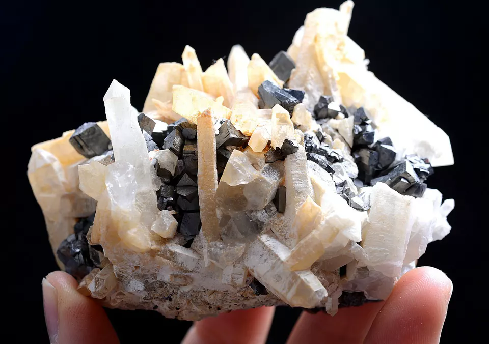 387g  Natural Rare Arsenopyrite Crystal Cluster Mineral Specimen /yaogangxian