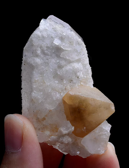 53g Natural Rare Scheelite & Crystal Calcite Mineral Specimen/Yaogangxian  China