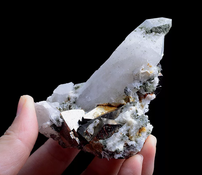 237g Natural Arsenopyrite & CRYSTAL CLUSTER Mineral Specimen/Yaogangxian China