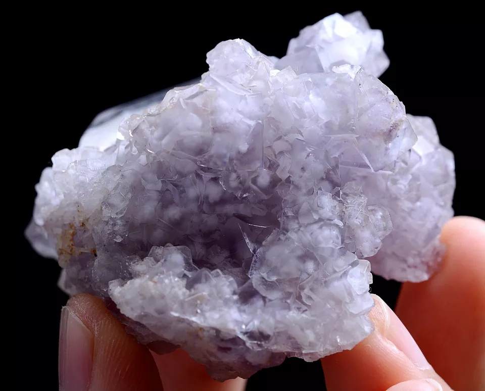 77gNatura Purple FLUORITE &Crystal Cluster Mineral Specimen/Yaogangxian China