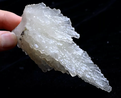 110gNatural Complete “Angel Wings” White Calcite Crystal Mineral Specimen/China