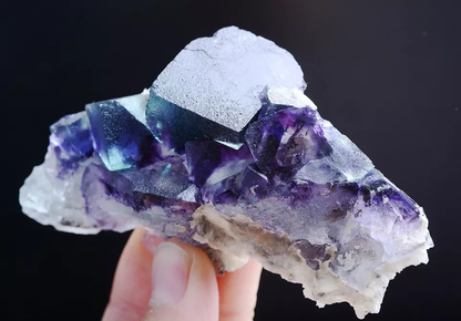 113g Natural Devil's Eye Purple FLUORITE Mineral Specimen/Inner Mongolia  China