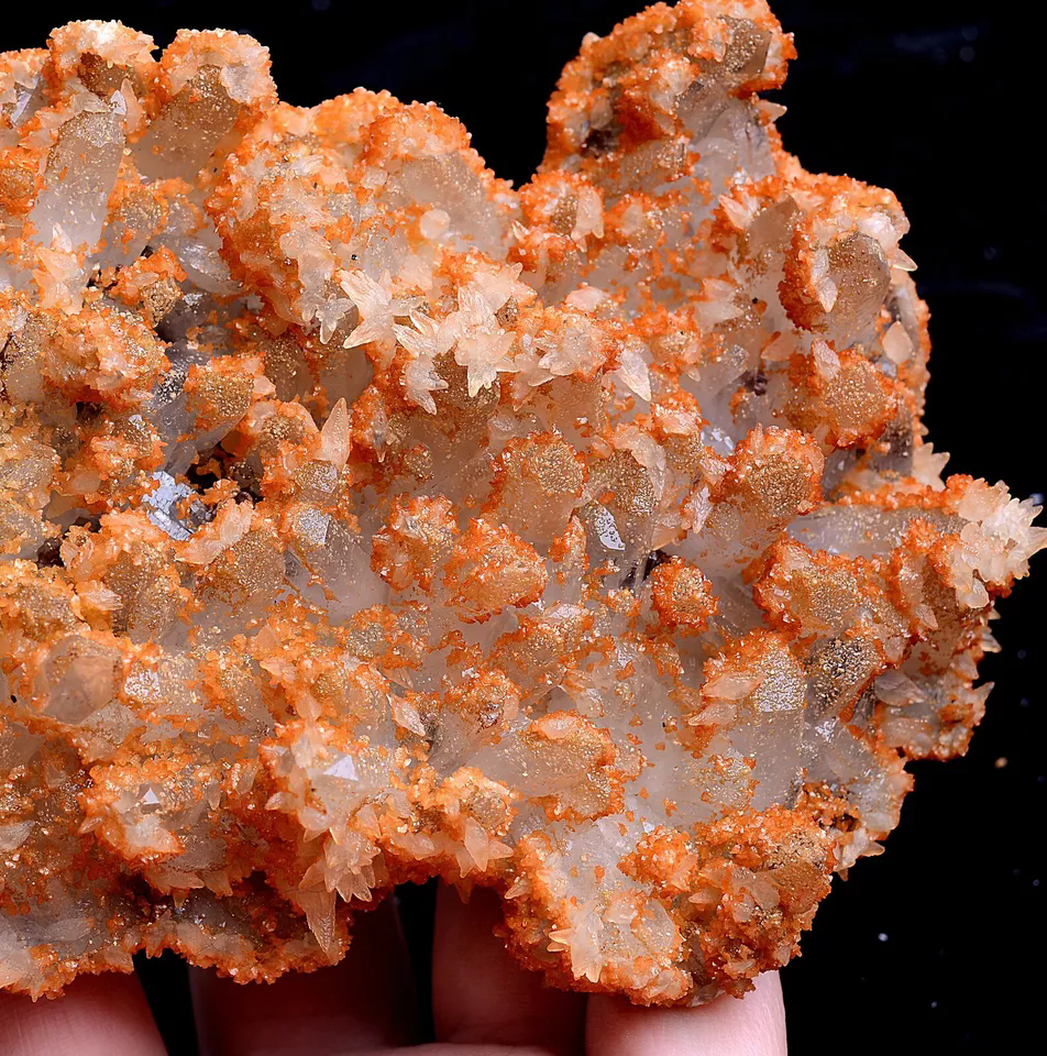 360g Natural Rootless Red CRYSTAL Calcite Mineral Specimen/Inner Mongolia China