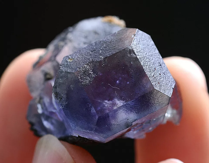 16g  Natural Rare Cube Purple Fluorite Cluster Mineral Specimen/Fujian China