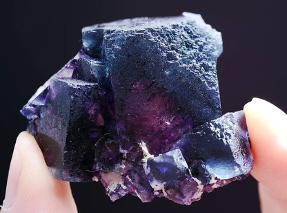 40g Natural Devil's Eye Purple FLUORITE Mineral Specimen/Inner Mongolia China