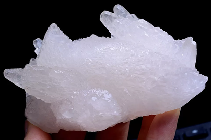 Natural Calcite Pink Fluorescent Tower-Like Crystal Mineral Specimen 303.50g