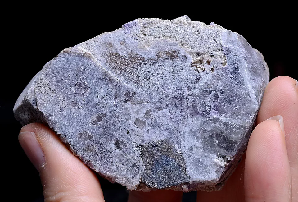 106.g Newly DISCOVERED RARE CUBE PURPLE FLUORITE MINERAL SAMPLES/Yao Gang Xian