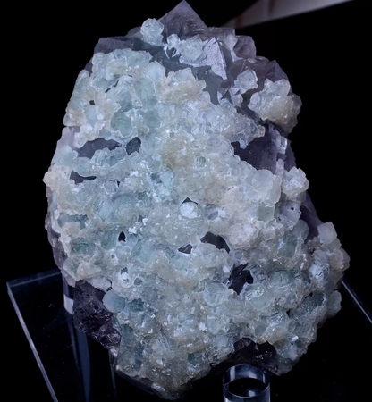 China/Newly DISCOVERED RARE GREEN FLUORITE CRYSTAL MINERAL SPECIMEN 1941g