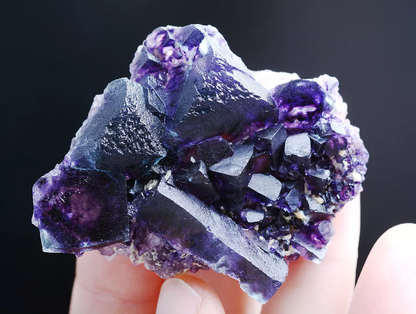 52g Natural Devil's Eye Purple FLUORITE Mineral Specimen/Inner Mongolia  China