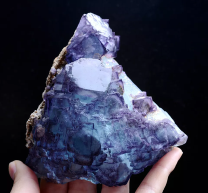 700g Natural Phantom Purple Green Fluorite Mineral Specimen/Yaogangxian  China