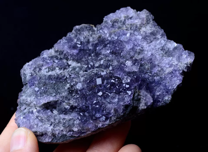 231.12g Newly DISCOVERED RARE PURPLE FLUORITE CRYSTAL MINERAL SPECIMEN/ China