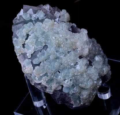 China/Newly DISCOVERED RARE GREEN FLUORITE CRYSTAL MINERAL SPECIMEN 1941g