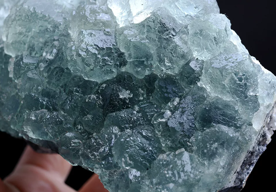 906g Natural Rare Turbid melting Green Fluorite Mineral  Specimen/Fujian  China