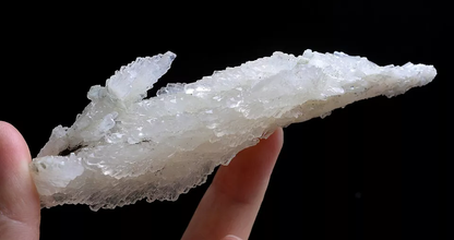 88g Natural Beautiful “Angel Wings” White Calcite Mineral Specimen/China