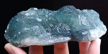 314.5g Natural Phantom Window Green Cubic Fluorite CLUSTER Mineral Specimen