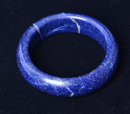 Beautiful Natural Lazurite Gemstone Healing Woman Bangle Inner Diameter 59mm