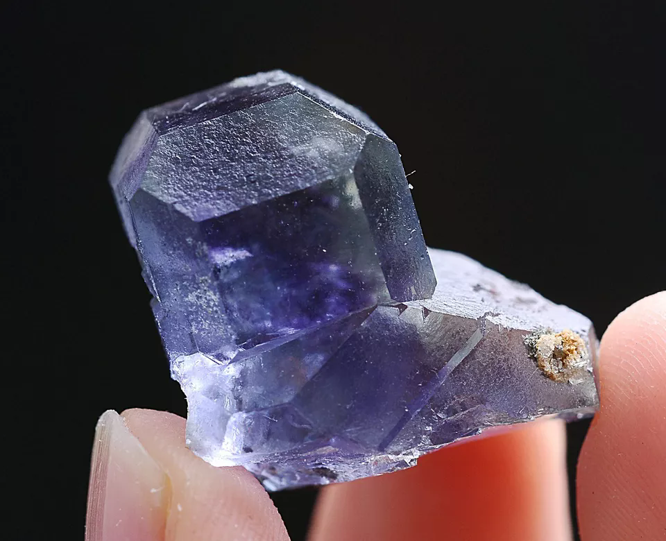 16g  Natural Rare Cube Purple Fluorite Cluster Mineral Specimen/Fujian China