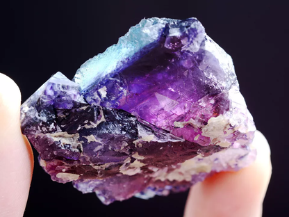 40g Natural Devil's Eye Purple FLUORITE Mineral Specimen/Inner Mongolia China