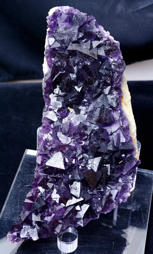 1697g MUSEUM COLLECTION NEWLY DISCOVERED RARE PURPLE FLUORITE MINERAL SAMPLES