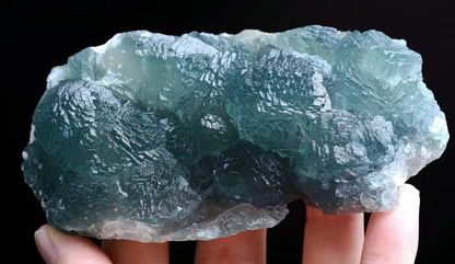 314.5g Natural Phantom Window Green Cubic Fluorite CLUSTER Mineral Specimen