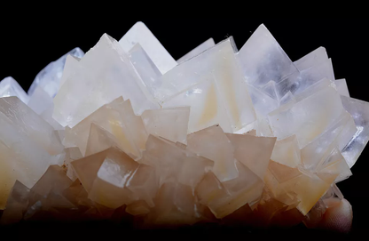 223.g Natural transparency Phantom Window Yellow Calcite Mineral Specimen