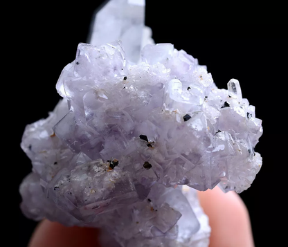 77gNatura Purple FLUORITE &Crystal Cluster Mineral Specimen/Yaogangxian China