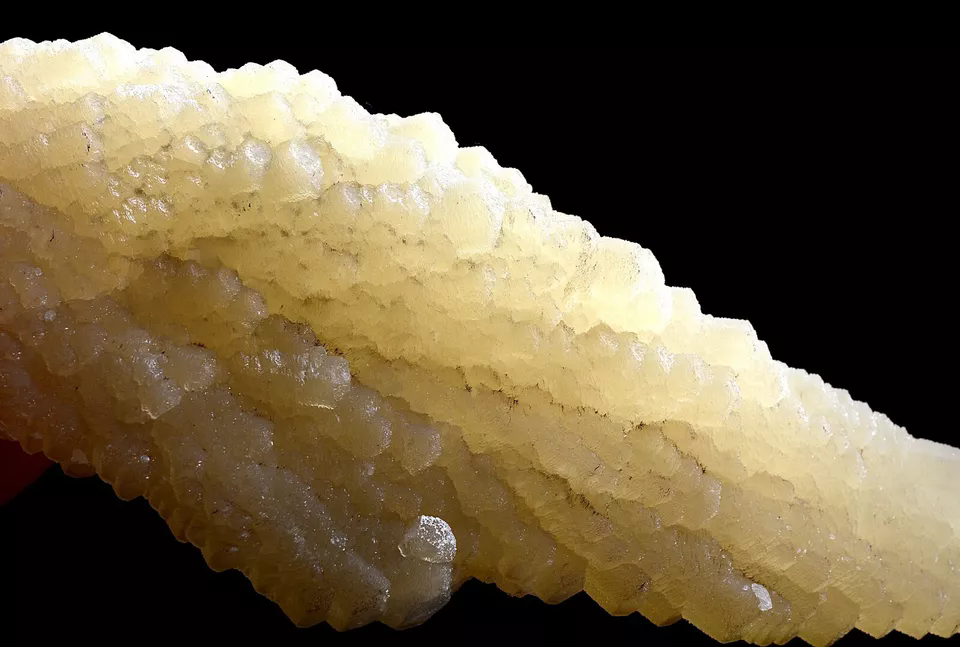 247g Natural Complete “Angel Wings” Yellow Calcite Mineral Specimen/ China