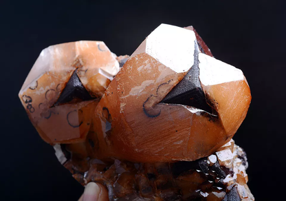 446g Beautiful Natural Rare Red "Benz" Calcite Mineral Specimen / China