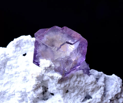 724g NEWLY DISCOVERED RARE PURPLE FLUORITE &CRYSTAL SYMBIOTIC MINERAL SAMPLES