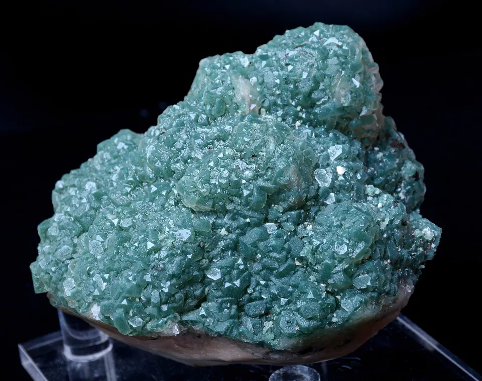 902g Newly Discovered Green Apophyllite CRYSTAL CLUSTER Mineral  Specimen