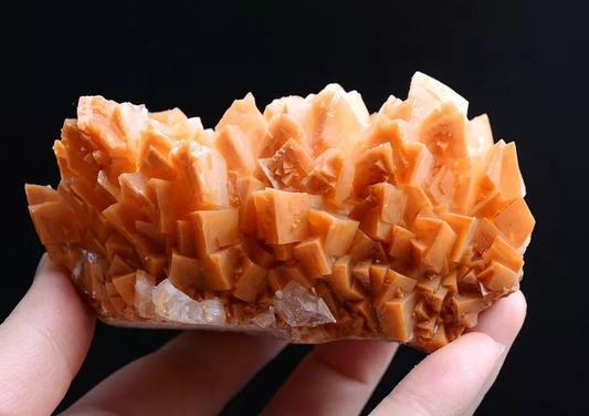 445g Natural New Varieties Yellow Tower Calcite Mineral Specimen/ China