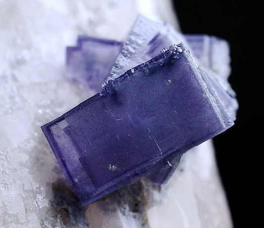 174gNatural Complete Purple Fluorite Crystal Mineral Specimen/Yaogangxian  China