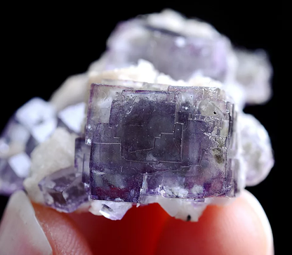 14.1g Natural Purple Fluorite & Calcite Mineral Specimen/Yaogangxian/ China