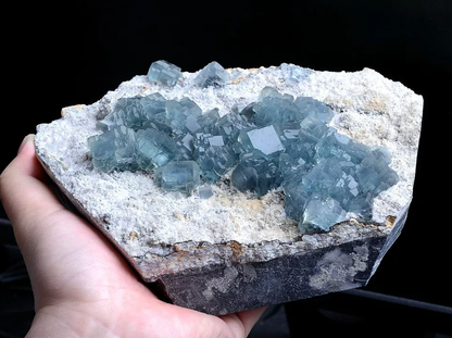 2322g NATURAL Rare Blue Green Cubic Phantom Window FLUORITE Mineral  Specimen