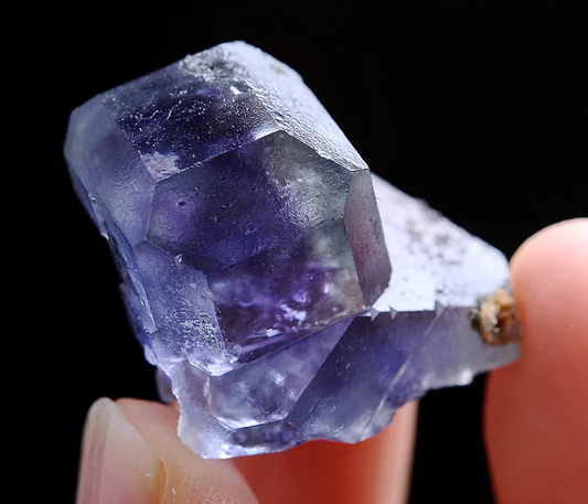 16g  Natural Rare Cube Purple Fluorite Cluster Mineral Specimen/Fujian China