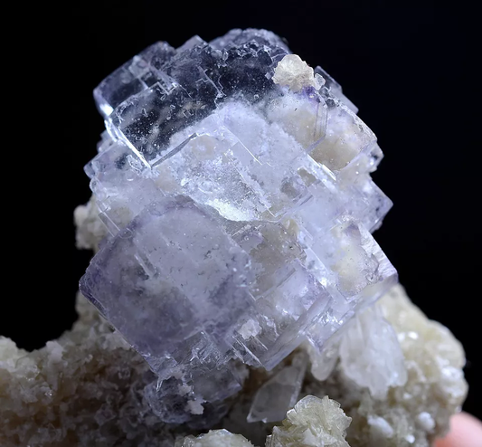 25g Natural Purple Fluorite Crystal Dolomite Stone Mineral Specimen/YaoGangXian