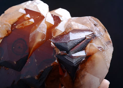 391g Beautiful Natural Rare Red "Benz" Calcite Mineral Specimen / China