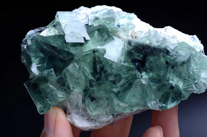 186g Natural Phantom Window Green Fluorite Crystal Mineral Specimen/China