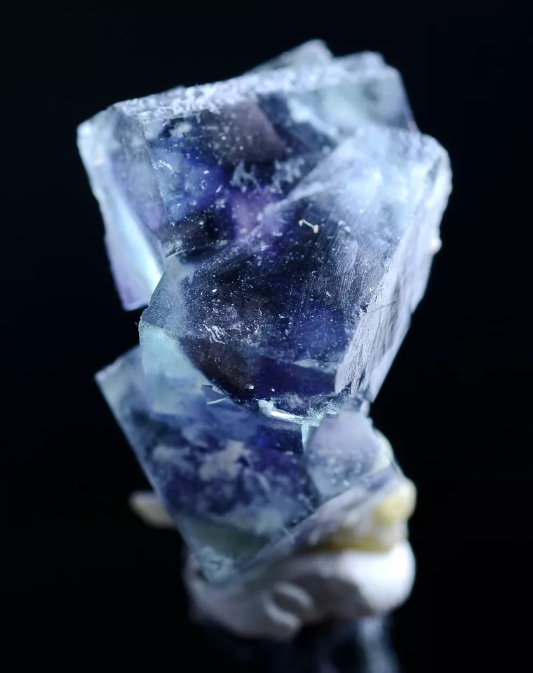 4.7g Natural Rectangle Purple FLUORITE Mineral Specimen/Inner Mongolia China