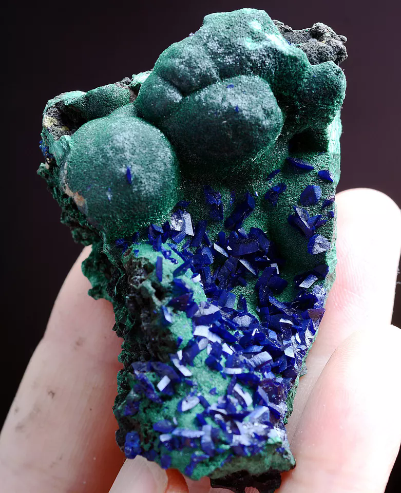 67g Natural Beautiful Azurite & Malachite symbiosis Mineral Specimen/China