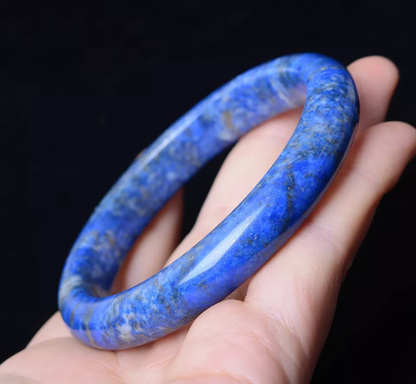 Beautiful Natural Lazurite Gemstone Healing Woman Bangle Inner Diameter  59.8mm