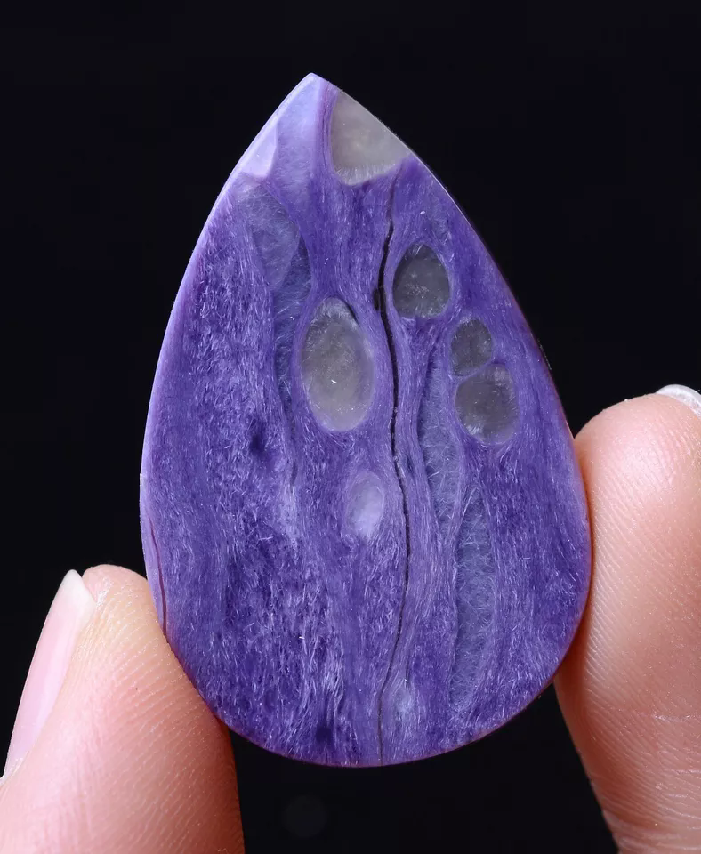 Genuine Natural Purple Charoite Crystal Adjustable Woman Pendant 36*23*9.5mm