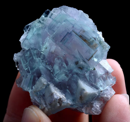 43g Natural Phantom Window Purple Green Fluorite Mineral Specimen/China