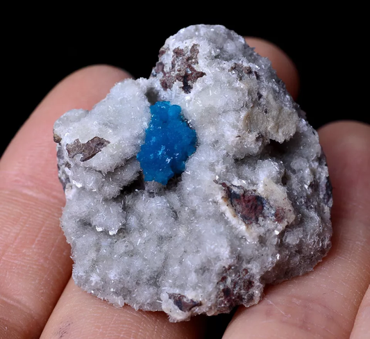 19.99g Natural CAVANSITE & ZEOLITE Crystal Symbiotic Mineral Specimen/India