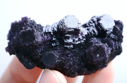 38g Natural Beautiful Ladder-Like Purple Fluorite Mineral Specimen/China