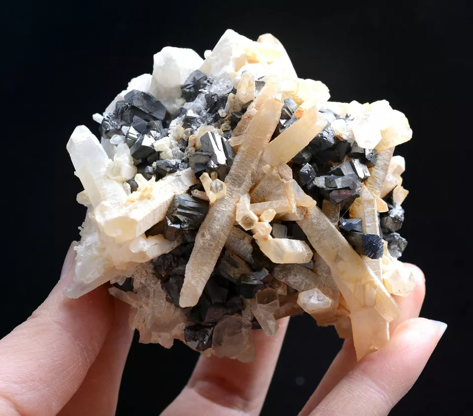 387g  Natural Rare Arsenopyrite Crystal Cluster Mineral Specimen /yaogangxian