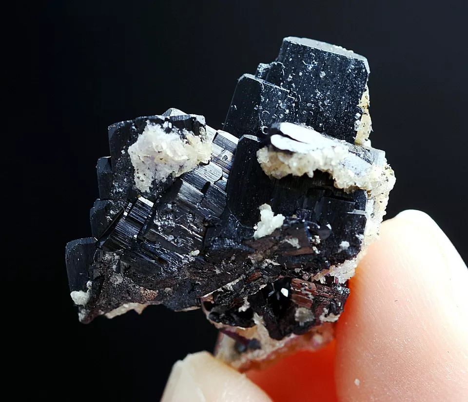 13g Natura Wolframite & Dolomite & Fluorite Mineral Specimen/Yaogangxian China