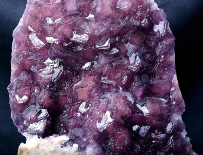 3065g NEWLY DISCOVERED RARE PURPLE FLUORITE CRYSTAL CLUSTER MINERAL SAMPLES